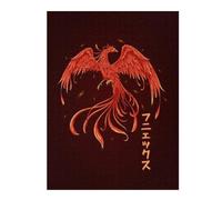 Puzzles pour Adolescents Fiery Phoenix Puzzles pour Adolescents, Jouets Anti-Stress, Décoration Murale, Cadeau d'anniversaire, Cadeaux, 52x38cm/1000pcs