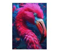 Puzzles pour Adolescents Flamingo Fluorescent UV Puzzles pour Adultes, Jouets, Décoration Murale, Cadeaux Et Idées Cadeaux Uniques pour Anniversaires 52x38cm/1000pcs