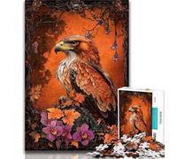 Puzzles pour Adolescents Flower Eagle 1000 pièces, Puzzle pour Adultes et Adolescents, Cadeaux pour Amis et Famille pour Les 14 Ans 50x75cm