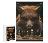 Puzzles pour Adolescents Fox Chess Puzzles pour Adultes, Jouets Anti-Stress, Difficile, Cadeau d'anniversaire, Cadeaux, 1000 PCS