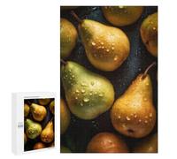 Puzzles pour Adolescents Fresh Wet Pears Fruit Casse-têtes pour Adolescents - Jeu De Réflexion - Améliore La Mémoire - Cadeaux De Noël Et d'anniversaire