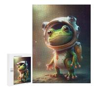 Puzzles pour Adolescents Frog Astronaut Adventure Puzzles pour Adolescents - Décoration Murale - Cadeau Unique pour Anniversaire Et Noël