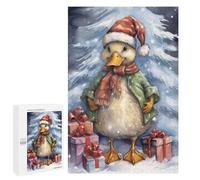Puzzles pour Adolescents Funny Duck Christmas Puzzles pour Adultes Jeu Manuel Cadeau d'anniversaire Cadeau d'anniversaire, Cadeaux, 1000 PCS