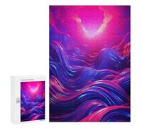 Puzzles pour Adolescents Futuristic Synth Harmonies Puzzles pour Adultes Jeu Manuel Cadeau d'anniversaire Cadeau d'anniversaire, Cadeaux, 300 PCS