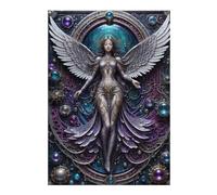 Puzzles pour Adolescents Galactic Angel Steampunk Jeux De Puzzle en Famille Découpe De Précision Cadeaux Uniques pour Anniversaire Et Noël