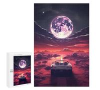 Puzzles pour Adolescents Galactic Drive Moonlit Journey Casse-tête pour Adolescents : Analyse Et Logique, Difficile Et Stimulant, Idéal comme Cadeau 1000 PCS