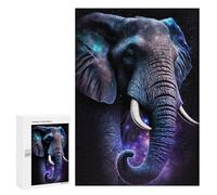 Puzzles pour Adolescents Galactic Elephant Art Print-2 Casse-tête pour Adolescents : Analyse Et Logique, Difficile Et Stimulant, Idéal comme Cadeau 300 PCS