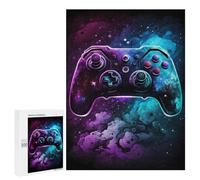 Puzzles pour Adolescents Galactic Gaming Controller Art -3 Casse-tête pour Adolescents : Analyse Et Logique, Difficile Et Stimulant, Idéal comme Cadeau 500 PCS