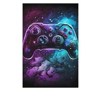 Puzzles pour Adolescents Galactic Gaming Controller Art -3 Puzzle Anti-Stress - Un Cadeau Artistique pour Les Amis Et La Famille