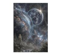 Puzzles pour Adolescents Galactic Guardian Celestial Majesty Puzzle pour Adultes, Jeu Manuel, Course De Vitesse, Cadeau d'anniversaire, Cadeaux, 1000pcs(38x26cm)