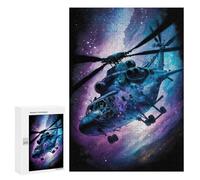 Puzzles pour Adolescents Galactic Helicopter Adventure -4 Casse-tête pour Adolescents : Analyse Et Logique, Difficile Et Stimulant, Idéal comme Cadeau 300 PCS
