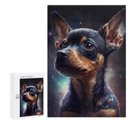Puzzles pour Adolescents Galactic Pup Portrait -1 Puzzles pour Adolescents - Décoration Murale - Cadeau Unique pour Anniversaire Et Noël