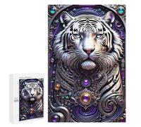 Puzzles pour Adolescents Galactic Tiger Chronicles Puzzles pour Adultes Jeux Manuels Cadeaux pour Femmes Stimule Le Cerveau 1000 PCS