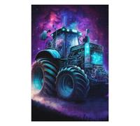 Puzzles pour Adolescents Galactic Tractor Adventure-8 Jeu De Puzzle Familial, Cadeau d'anniversaire Ou De Noël 1000pcs(75x50cm)