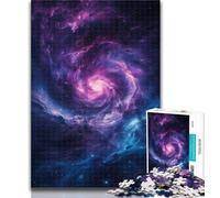 Puzzles pour Adolescents Galaxie d'Andromède Puzzles pour Adolescents 1000, Jouets Jeux éducatifs Soulagement du Stress Liste de souhaits avec Père Noël 26x38cm