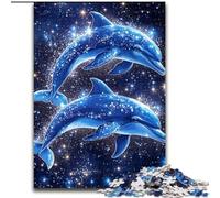 Puzzles pour Adolescents Galaxy Dolphin, à partir de 14 Ans Chaque pièce est Unique Un Jeu Amusant et Stimulant pour Toute la Famille (Taille 50x75cm)