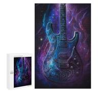 Puzzles pour Adolescents Galaxy Electric Guitar Art Print Puzzles pour Adolescents : Améliorent La Mémoire. Chaque Pièce Est Unique - Idée Cadeau d'anniversaire Unique 1000 PCS