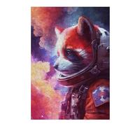 Puzzles pour Adolescents Galaxy Red Panda Puzzle Familial - Améliore La Mémoire - Cadeau d'anniversaire Et Cadeau Unique 38x26cm/1000pcs