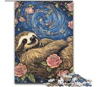Puzzles pour Adolescents Galaxy Sloth, à partir de 14 Ans, décoration d'intérieur à Offrir à Toute la Famille et aux Amis (Taille 50x75cm)