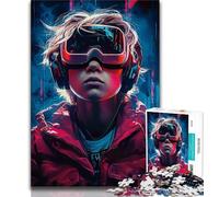 Puzzles pour Adolescents Game Boy 1 000 pièces avec Affiche et fiche de Questions-réponses pour Les 14 Ans et Plus (26x38cm)