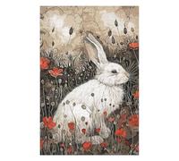 Puzzles pour Adolescents Garden Bunny Puzzles pour Adultes, Jeu De Réflexion, Décoration Intérieure, pour Toute La Famille 75x50cm/1000pcs