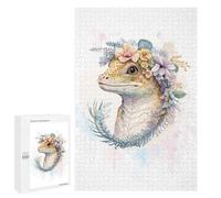 Puzzles pour Adolescents Gecko Reptile Lizard Art Puzzle pour Adultes, Décoration Murale, Œuvre d'art, Cadeau d'anniversaire, Cadeaux, 1000 PCS