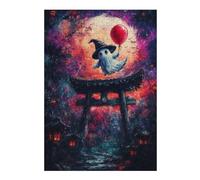 Puzzles pour Adolescents Ghostly Flight in Japan Puzzle pour Adultes, Jouet Anti-Stress, Cadeau d'anniversaire Idéal 38x26cm/1000pcs