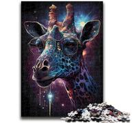 Puzzles pour Adolescents Girafe Convient aux 14 Ans et Plus Jeu de Jouets intellectuels Jeu éducatif pour Anniversaire et Noël 26x38cm
