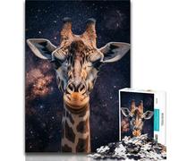 Puzzles pour Adolescents Girafe Fantastique, Aidez Le Cerveau à exercer des Jouets addictifs pour cultiver la Patience, Cadeau pour Les Anniversaires (38x26cm)