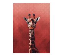 Puzzles pour Adolescents Giraffe Smoke Puzzles pour Adultes, Jouets, Décoration Murale, Cadeaux Et Idées Cadeaux Uniques pour Anniversaires 52x38cm/1000pcs