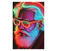 Puzzles pour Adolescents Glow Wave Santa Puzzle Familial - Améliore La Mémoire - Cadeau d'anniversaire Et Cadeau Unique 75x50cm/1000pcs