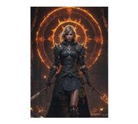 Puzzles pour Adolescents Goddess Valkyrie Puzzles pour Adolescents, Jouets Anti-Stress, Décoration Murale, Cadeau d'anniversaire, Cadeaux, 38x26cm/1000pcs