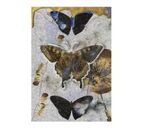 Puzzles pour Adolescents Golden Butterfly Effect Jeu De Puzzle Casse-tête Décoration Murale Cadeaux Uniques d'anniversaire Et De Noël 38x26cm/1000pcs