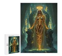 Puzzles pour Adolescents Golden Goddess Puzzles pour Adultes À Monter Soi-même, Décorations Murales, Idées Cadeaux pour Toute La Famille 500 PCS