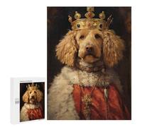 Puzzles pour Adolescents Goldendoodle The King Puzzles pour Adultes, Jeux en Famille, Découpe De Précision, Difficile Et Stimulant 500 PCS