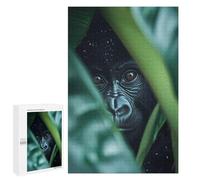 Puzzles pour Adolescents Gorilla in The Jungle Puzzles pour Adultes, Jouets Anti-Stress, Difficile, Cadeau d'anniversaire, Cadeaux, 1000 PCS