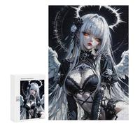 Puzzles pour Adolescents Gothic Anime Angel Puzzles pour Adolescents : Améliorent La Mémoire. Chaque Pièce Est Unique - Idée Cadeau d'anniversaire Unique 300 PCS