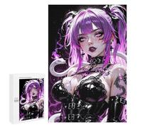 Puzzles pour Adolescents Gothic Anime Girl with Snake Casse-têtes pour Adolescents - Jeu De Réflexion - Améliore La Mémoire - Cadeaux De Noël Et d'anniversaire