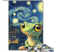 Puzzles pour Adolescents Grenouille, Jouets éducatifs, Jeux Anti-Stress, renforce l'amour Entre Couples (Taille 50x75cm)