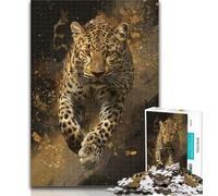 Puzzles pour Adolescents Guépard Courant 1000 pièces Puzzles pour Adultes et Adolescents, pour la décoration de la Maison à partir de 14 Ans 50x75cm