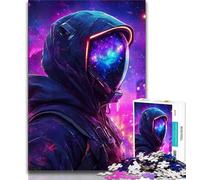 Puzzles pour Adolescents Guerrier de l'espace Galactique 1000 Puzzles pour Adultes Jouet éducatif intellectuel et décompressant Cadeaux du Père Noël Secret (50x75cm)