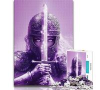 Puzzles pour Adolescents Guerrier de l'espace Galactique Puzzles pour Adultes Jeux éducatifs décoration d'intérieur Cadeaux pour Toute la Famille (50x75cm)