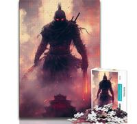 Puzzles pour Adolescents Guerrier Ninja Néon Puzzles pour Adolescents, Jeux éducatifs Décoration d'intérieur Cadeau d'anniversaire, Cadeaux, Art Mural (Taille 38x26cm)