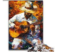 Puzzles pour Adolescents guitaristes, Aidez Le Cerveau à exercer des Jouets addictifs pour cultiver la Patience, décoration Parfaite 38x26cm