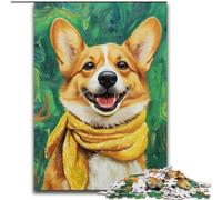Puzzles pour Adolescents Happy Corgi Family Entertainment Toys Jeu éducatif pour Anniversaire, Noël pour Les 14 Ans et Plus (Taille 26x38cm)