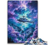 Puzzles pour Adolescents Hélicoptère de rêve Convient aux Enfants de 14 Ans et Plus Jeux familiaux Offrez des Cadeaux pour Toute la Famille 50x75cm
