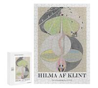 Puzzles pour Adolescents Hilma AF Klint Tree of Knowledge Puzzles pour Adolescents : Améliorent La Mémoire. Chaque Pièce Est Unique - Idée Cadeau d'anniversaire Unique 300 PCS