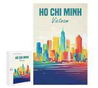 Puzzles pour Adolescents Ho Chi Minh Vietnam Puzzle Adulte - Décoration Murale - Découpe De Précision pour Les Gamers 1000 PCS