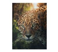 Puzzles pour Adolescents Jaguar in The Wild Jeu De Puzzle Casse-tête Décoration Murale Cadeaux Uniques d'anniversaire Et De Noël 52x38cm/1000pcs