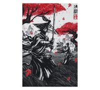 Puzzles pour Adolescents Japanese Duel Ink Wash Puzzles pour Adolescents, Jouets Anti-Stress, Décoration Murale, Cadeau d'anniversaire, Cadeaux, 75x50cm/1000pcs